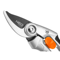 Beskärningssax 210 mm, klipper upp till 20 mm, aluminium, handtag med TPR-gummibeläggning.