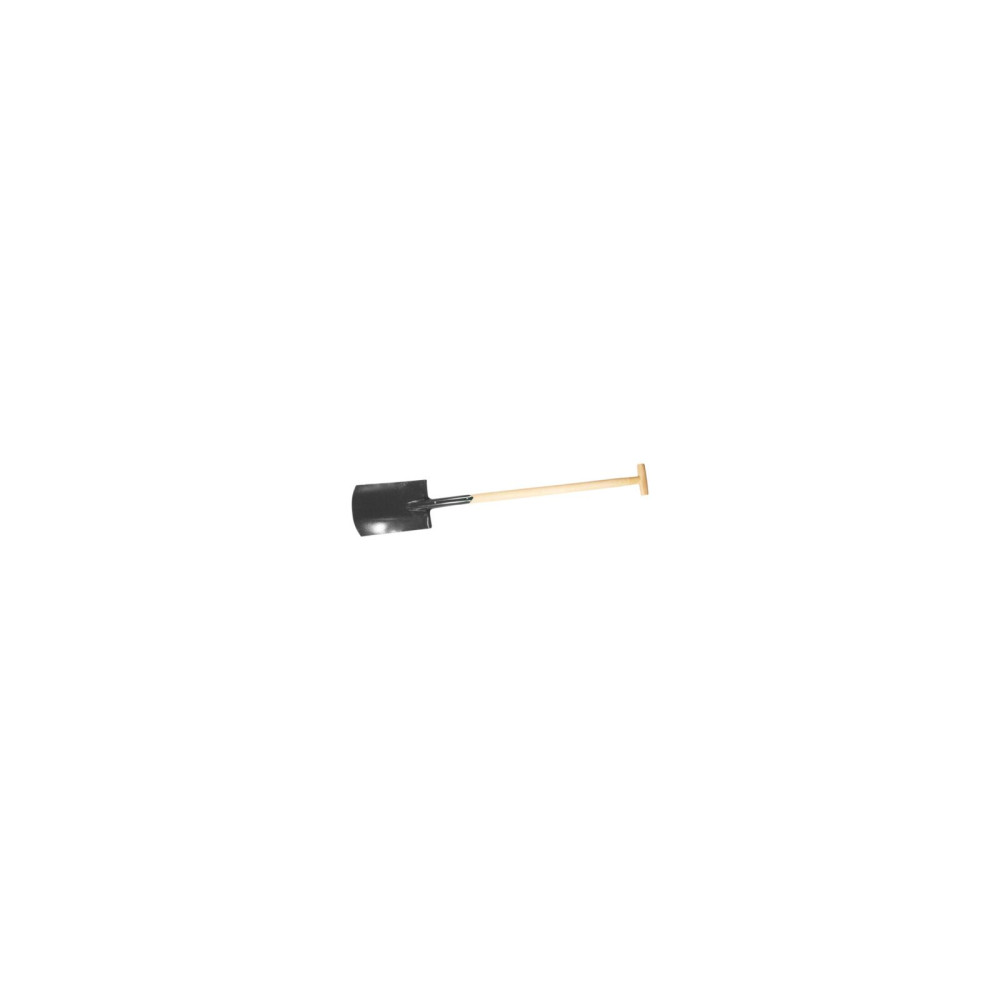 12337 Spade med nitad rakblad och trähandtag 12337 Spade med nitad rakblad och trähandtag
