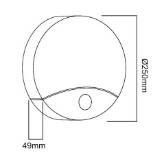 LED-lampa med rörelsesensor från Maclean, infraröd, vit färg, 10W, IP44, naturligt vitt ljus (4000K), 900lm, MCE357 W. |…