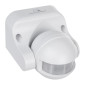 Rörelsesensor PIR Maclean, infraröd, IP44, vit, räckvidd 12m, max belastning 800/1200W, MCE358 W
