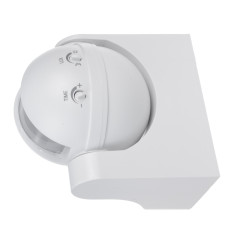 Rörelsesensor PIR Maclean, infraröd, IP44, vit, räckvidd 12m, max belastning 800/1200W, MCE358 W | HandlaSmidigt.se