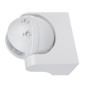 Rörelsesensor PIR Maclean, infraröd, IP44, vit, räckvidd 12m, max belastning 800/1200W, MCE358 W