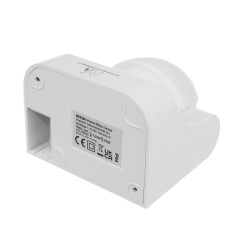 Rörelsesensor PIR Maclean, infraröd, IP44, vit, räckvidd 12m, max belastning 800/1200W, MCE358 W | HandlaSmidigt.se