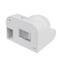Rörelsesensor PIR Maclean, infraröd, IP44, vit, räckvidd 12m, max belastning 800/1200W, MCE358 W