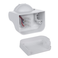 Rörelsesensor PIR Maclean, infraröd, IP44, vit, räckvidd 12m, max belastning 800/1200W, MCE358 W | HandlaSmidigt.se