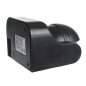 Rörelsedetektorn PIR Maclean, infraröd, IP44, svart, räckvidd 12m, max belastning 800/1200W, MCE358 B