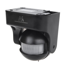 Rörelsedetektorn PIR Maclean, infraröd, IP44, svart, räckvidd 12m, max belastning 800/1200W, MCE358 B | HandlaSmidigt.se