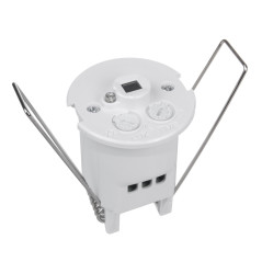 Rörelsedetektor PIR Maclean, infälld i taket, räckvidd 6m, max belastning 300/150W, MCE359 | HandlaSmidigt.se