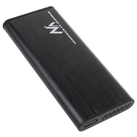 Hårddiskfodral Maclean, SSD M.2, NVMe (PCIe), NGFF (SATA), USB 3.1, storlekar 2230/2240/2260/2280, aluminiumfodral, MCE443