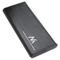 Hårddiskfodral Maclean, SSD M.2, NVMe (PCIe), NGFF (SATA), USB 3.1, storlekar 2230/2240/2260/2280, aluminiumfodral, MCE443