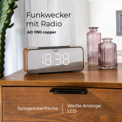 AD 1190 koppar Trådlös radioklocka