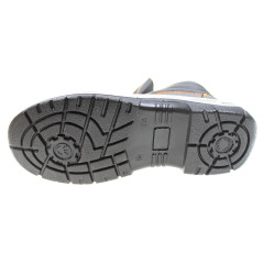 Läderstövlar S1 SRC, stålhätta, storlek 45.