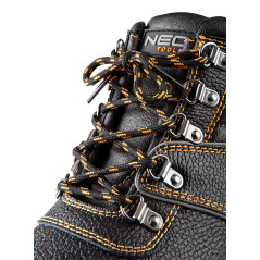 Läderstövlar S3 SRC, stålhätta, stålmellansula, storlek 43