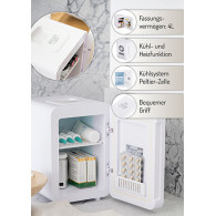 AD 8085 Mini kylskåp - med spegel - 4 liter