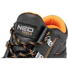 Läderstövlar S1 SRC, stålhätta, storlek 40