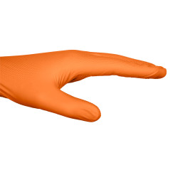 Nitrilhandskar, orange, 50 stycken, storlek M