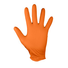 Nitrilhandskar, orange, 50 stycken, storlek M