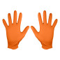Nitrilhandskar, orange, 50 stycken, storlek L