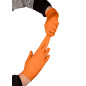 Nitrilhandskar, orange, 50 stycken, storlek L