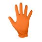Nitrilhandskar, orange, 50 stycken, storlek L