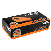 Nitrilhandskar, orange, 50 stycken, storlek L