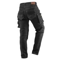 Spodnie robocze DENIM, czarne, rozmiar L