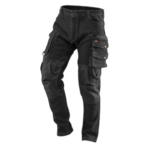 Arbetsbyxor DENIM, svarta, storlek XL