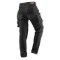 Spodnie robocze DENIM, czarne, rozmiar XL