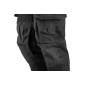 Spodnie robocze DENIM, czarne, rozmiar XL