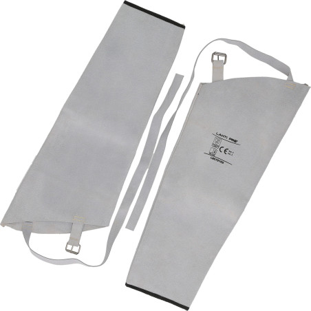 Svetsarmlingar i läder, 2 st, CE, Lahti