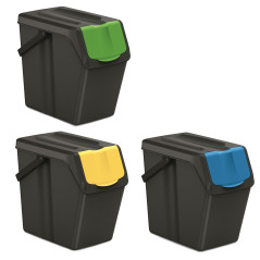 Sopkorgen Keden SORTI BOX - svart återvinning | HandlaSmidigt.se
