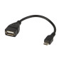 75-795- Adapter USB-kontakt USB-hane till Micro USB-kabel