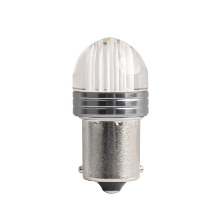 LED-lampor standard p21w 9smd 12v klar vit 100 st amio-02954