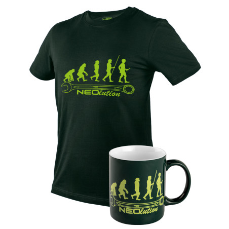 T-shirt med tryck, NEOlution, storlek XL