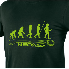 T-shirt med tryck, NEOlution, storlek XL