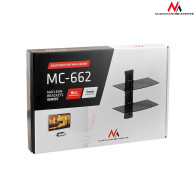 MC-662 40015 Uchwyt półka do DVD  podwójna 8kg Maclean