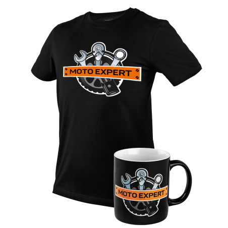 T-shirt med tryck, MOTO Expert, storlek M