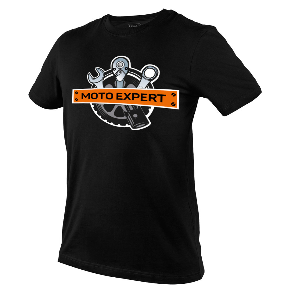 T-shirt med tryck, MOTO Expert, storlek XL T-shirt med tryck, MOTO Expert, storlek XL