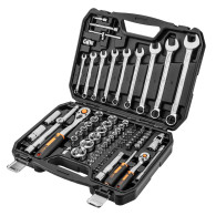 Hylsnyckelsats 1/2', 1/4', 82-delars set, CrV