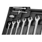 Hylsnyckelsats 1/2', 1/4', 82-delars set, CrV