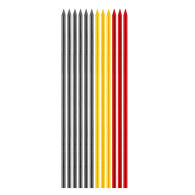 Ołówek, rysik automatyczny z temperówką plus 12 wkładów