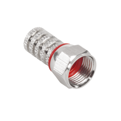 Kontakten SAT F med packning CU 3C2V 4,8mm