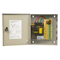 77-913- Zasilacz centralny kamer 9 kanałów bl-cps9c/12v10a metalowy zbiorczy