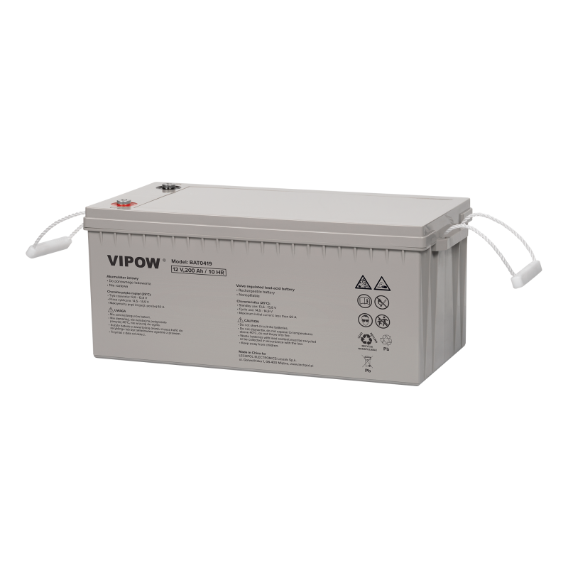 Gelbatteri 12V 200Ah Vipow