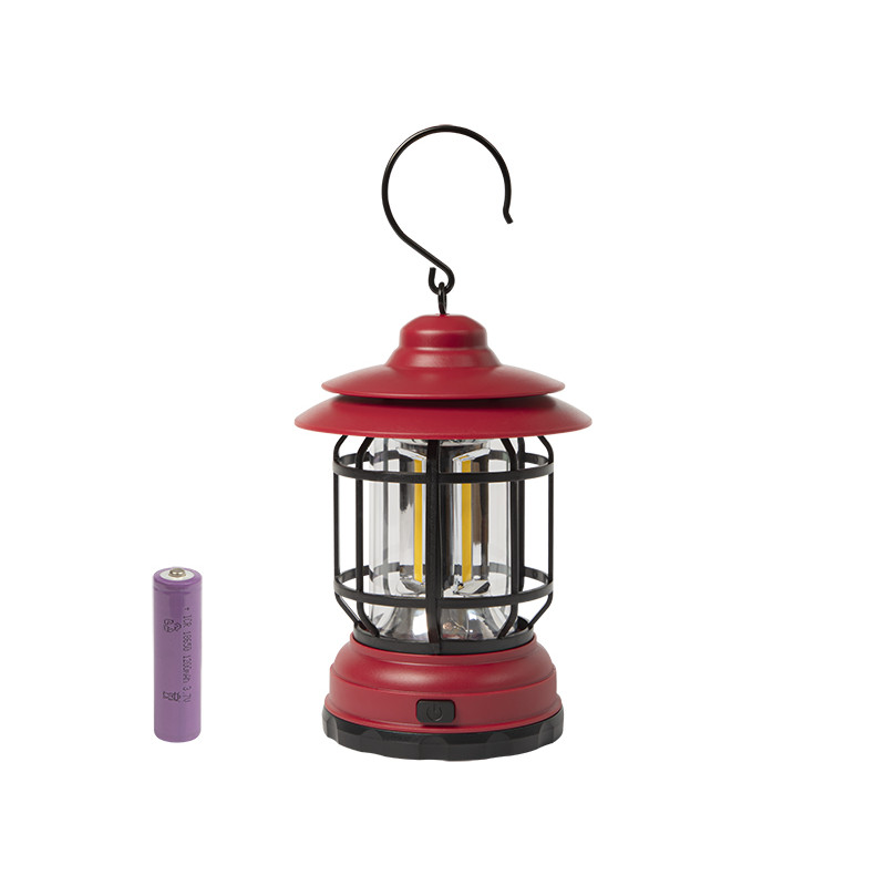 71-456- Camping ficklampa LED USB-C 9W röd