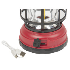 71-456- Camping ficklampa LED USB-C 9W röd