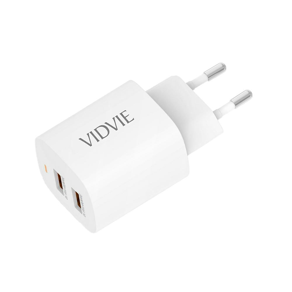Nätadapter med dubbla USB-portar 2400 mA Nätadapter med dubbla USB-portar 2400 mA