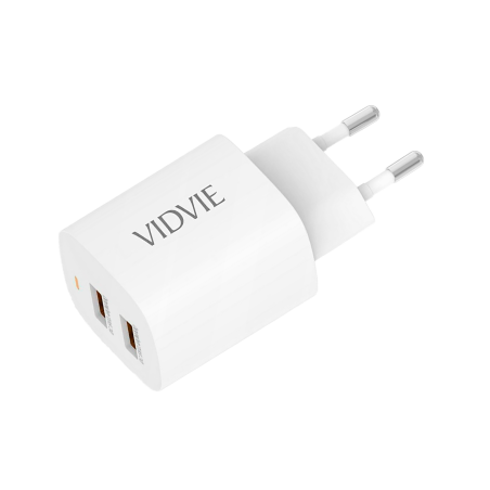 Nätadapter med dubbla USB-portar 2400 mA