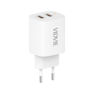 Nätadapter med dubbla USB-portar 2400 mA