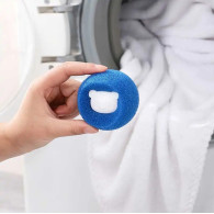 AG895 Gąbka do prania antykłaczki  blue